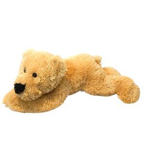Chosun International Laying Dog Floppy Golden Tan Beanbag Plush Toy 24"